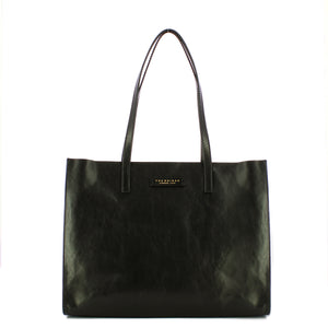 The Bridge - Shopping Bag Mirra - 04131401 - NERO/ABB./ORO