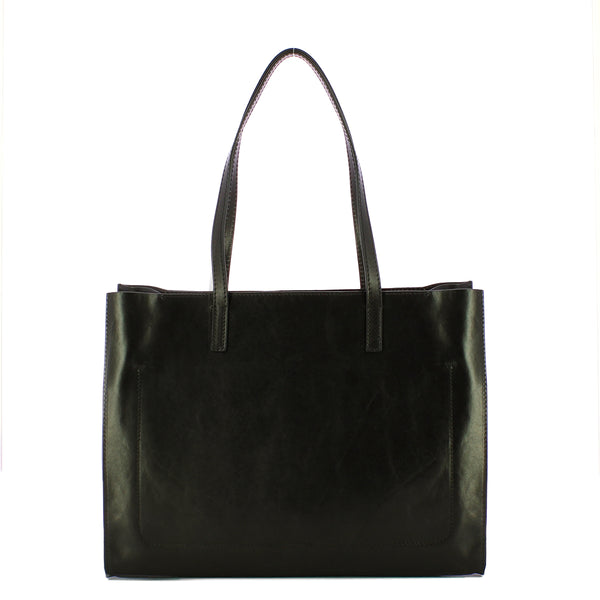 The Bridge - Shopping Bag Mirra - 04131401 - NERO/ABB./ORO