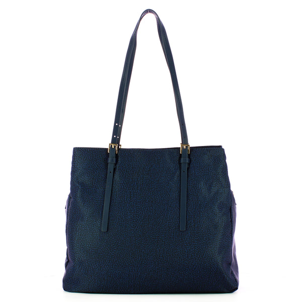 Borbonese - Large Blue Tote - 933778AH1 - BLU