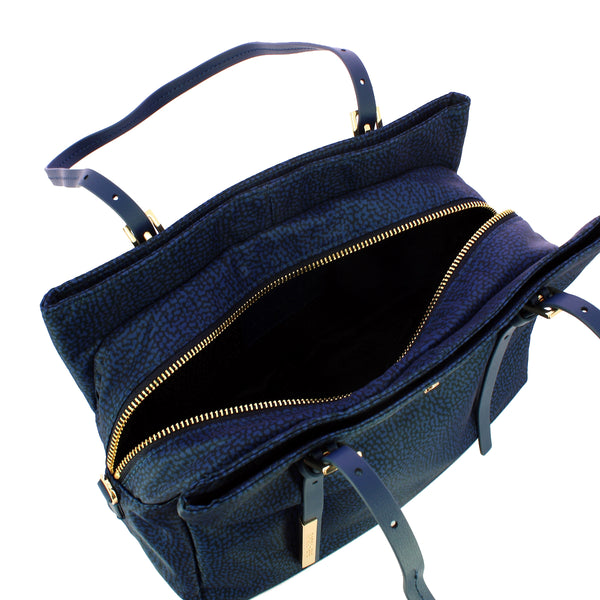 Borbonese - Large Blue Tote - 933778AH1 - BLU