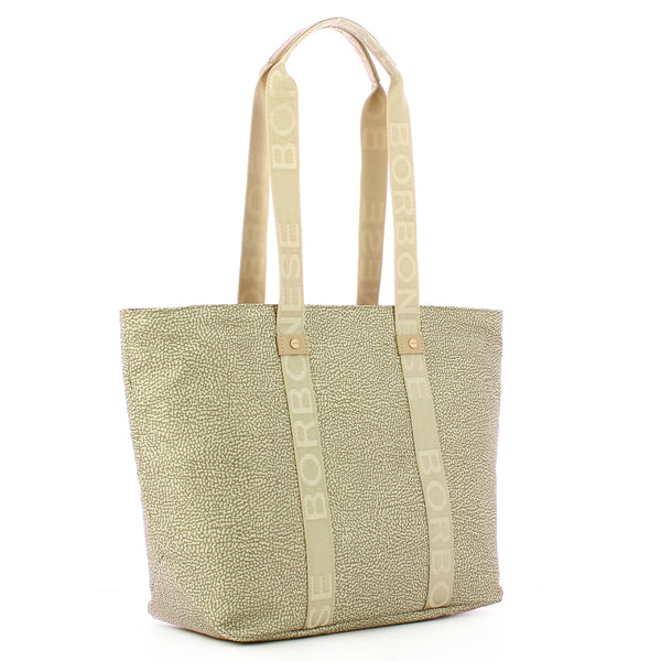 Borbonese - Eco Line Medium Sand Tote - 934133I15 - SABBIA