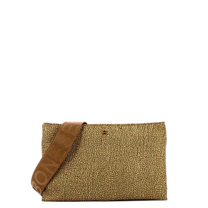 Borbonese - Small Beige Brown Crossbody Bag - 933785AH1 - BEIGE/MARRONE