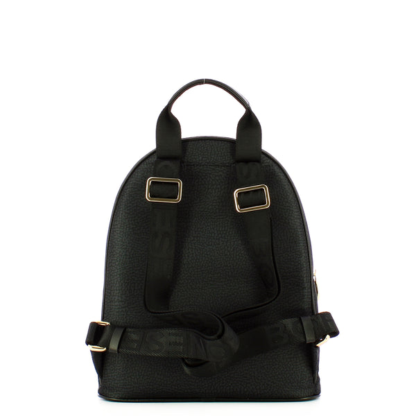 Borbonese - medium dark black backpack - 934136i15 - dark/bl | Italystation.com - Shop Now at italystation.com