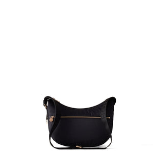 Borbonese - Luna Dark Black Minibag with pocket made of Recycled Nylon - 934137I15 - DARK/BLACK
