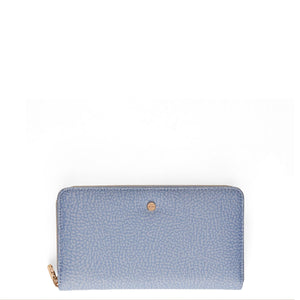 Borbonese - Zip Around Large Wallet with RFID made of Topaz Recycled Nylon - 930155I15 - TOPAZIO