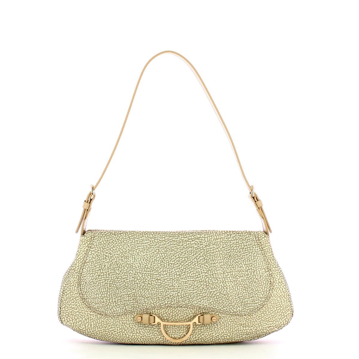 Borbonese - Capri Sand Shoulder Bag - 923402I15 - SABBIA