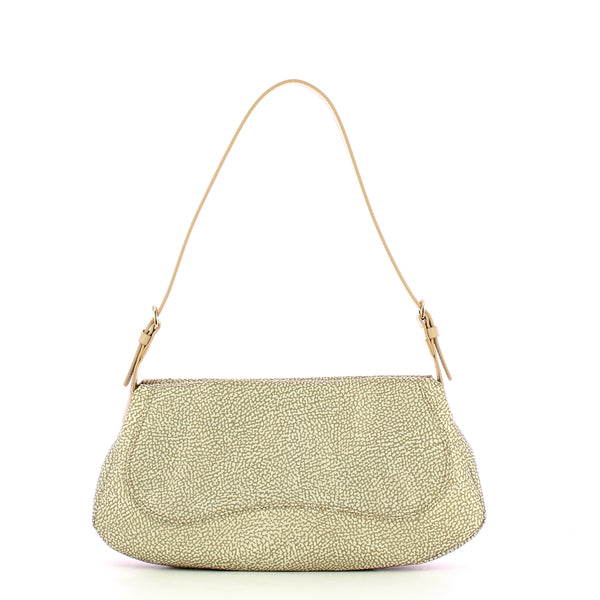 Borbonese - Capri Sand Shoulder Bag - 923402I15 - SABBIA