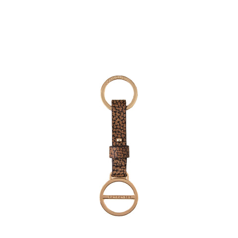 Borbonese - vite b op natural keychain - 910763ar6 - op/natu | Italystation.com - Shop Now at italystation.com