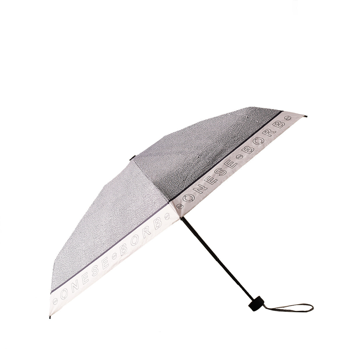 Borbonese - Super Mini Chantilly Cream Op Natural Umbrella - 6DW802AV4 - CHANTILLY/CREAM/OP/NATURALE