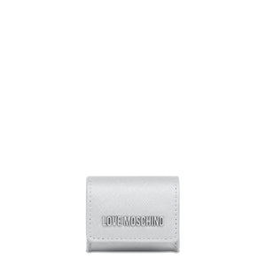 Love Moschino Love moschino - mini bustina portachiavi argento laminat | Italystation.com - Shop Now at italystation.com