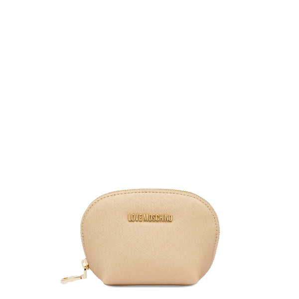 Love Moschino Love moschino - bustina piccola oro laminato - jc5352pp4 | Italystation.com - Shop Now at italystation.com