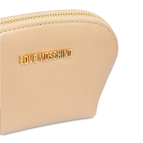 Love Moschino Love moschino - bustina piccola oro laminato - jc5352pp4 | Italystation.com - Shop Now at italystation.com
