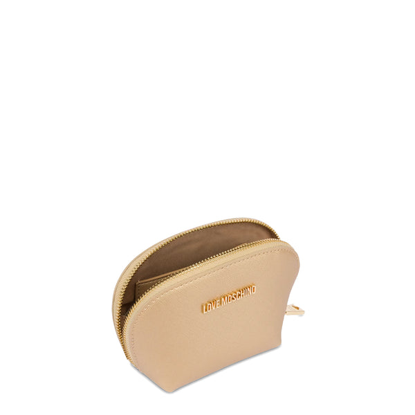 Love Moschino Love moschino - bustina piccola oro laminato - jc5352pp4 | Italystation.com - Shop Now at italystation.com