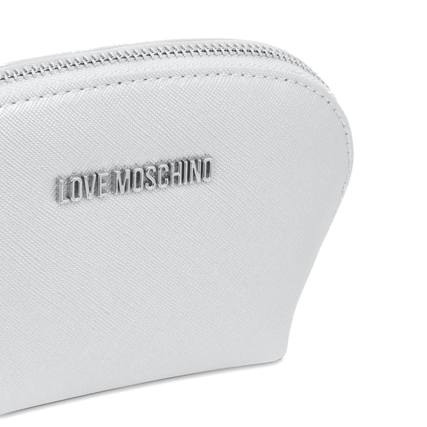 Love Moschino Love moschino - bustina piccola argento laminato - jc535 | Italystation.com - Shop Now at italystation.com