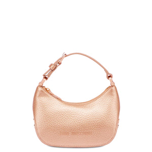 Love Moschino - Hobo Bag Small Eco-Friendly Giant Logo Rose Gold - JC4018PP1I - GRS/ROSE/GOLD