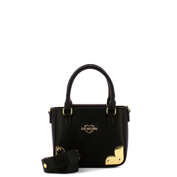 Love Moschino - Borsa a mano Gold Corner Nero - JC4218PP1I - NERO