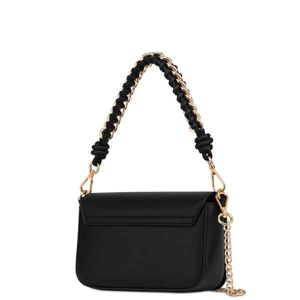 Love Moschino - Mini Borsa a tracolla con logo Avorio - JC4116PP1I - NERO