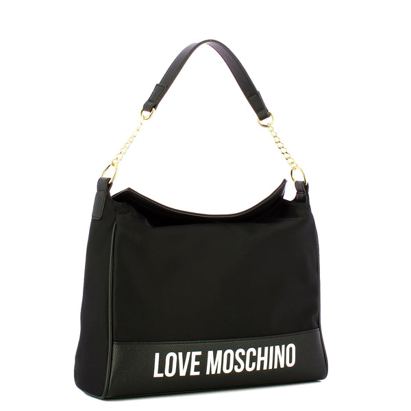 Love Moschino - Borsa a spalla in Nylon Nero - JC4256PP0I - GRS/NERO