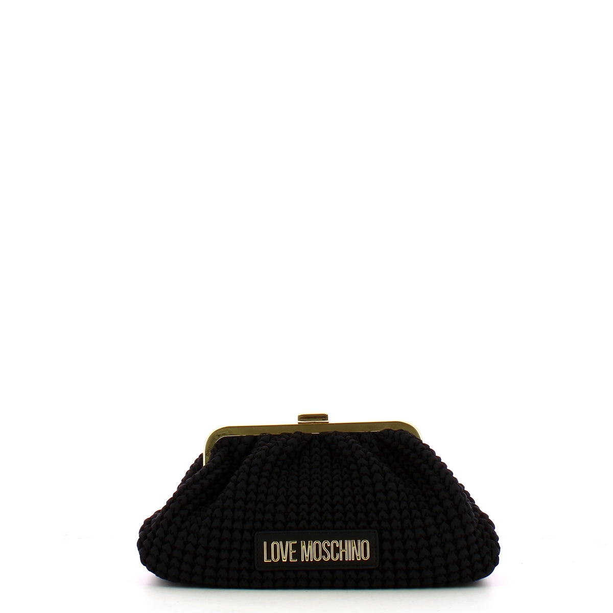 Love Moschino - Clutch Plissettata - JC4241PP0I - NERO+NERO