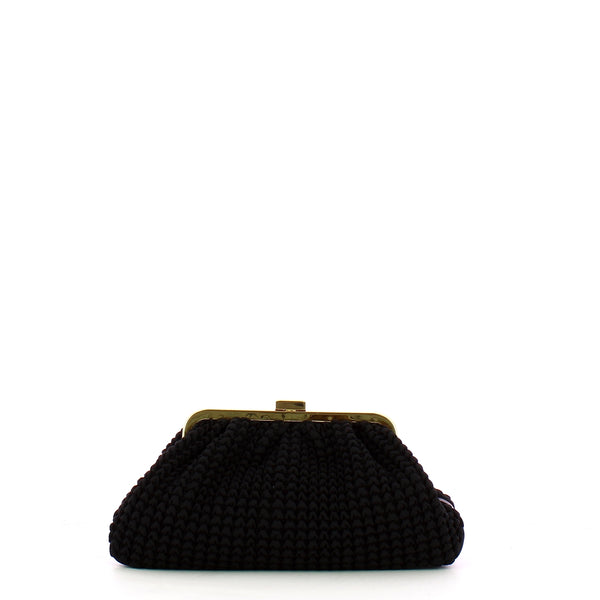 Love Moschino - Clutch Plissettata - JC4241PP0I - NERO+NERO