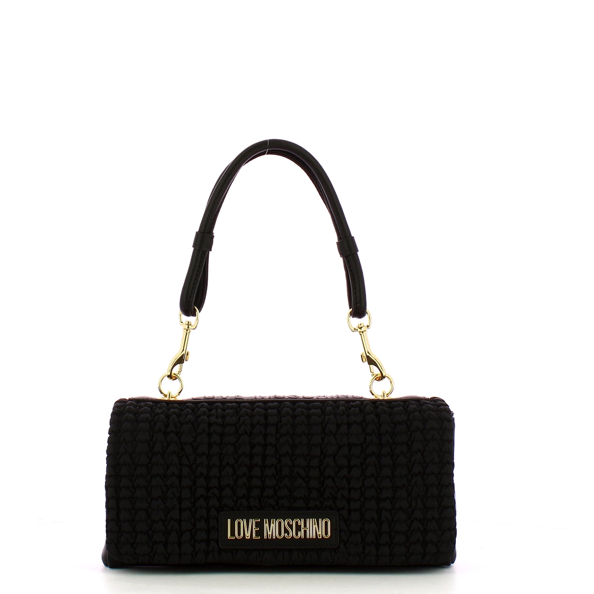 Love Moschino - Borsa a Mano Plissettata - JC4238PP0I - NERO+NERO