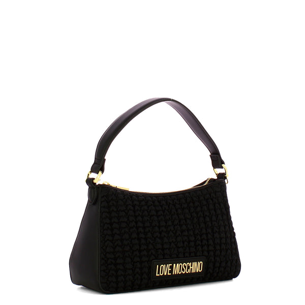 Love Moschino Love moschino - sottospalla plissettato nero nero - jc42 | Italystation.com - Shop Now at italystation.com