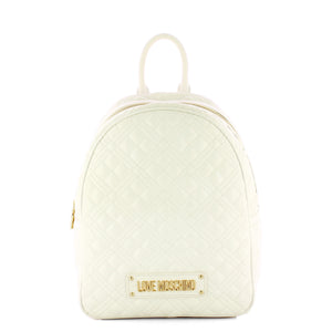 Love Moschino Love moschino - zaino shiny quilted bianco - jc4235pp0i  | Italystation.com - Shop Now at italystation.com