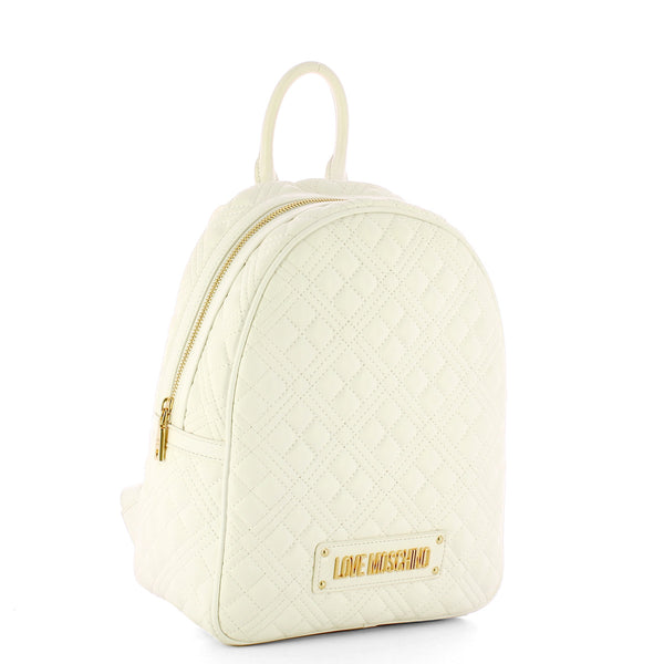 Love Moschino Love moschino - zaino shiny quilted bianco - jc4235pp0i  | Italystation.com - Shop Now at italystation.com