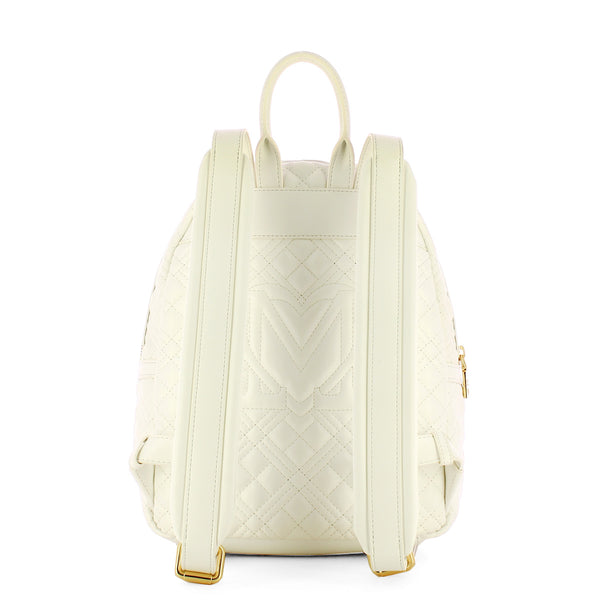 Love Moschino Love moschino - zaino shiny quilted bianco - jc4235pp0i  | Italystation.com - Shop Now at italystation.com