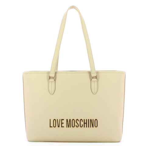 Love Moschino - Shopper Eco-Friendly con logo Avorio - JC4190PP1I - GRS/AVORIO
