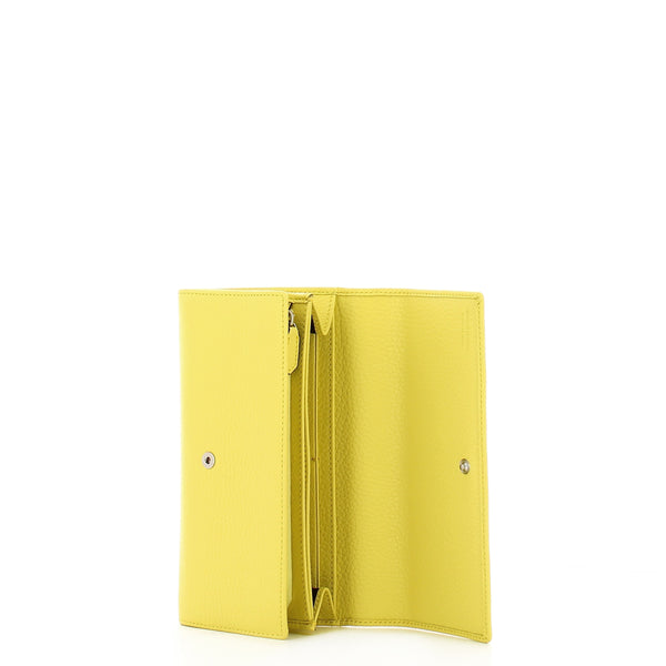 Iuntoo - Armonia Limone Large Flap Wallet - 167052 - LIMONE