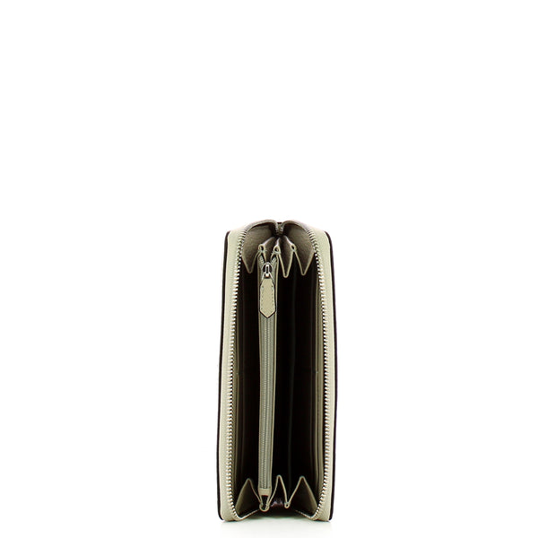 Iuntoo - Armonia Silice Large Zip Around Wallet - 167053 - SILICE
