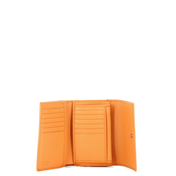 Iuntoo - Armonia Albicocca Medium Wallet with Flap - 167055 - ALBICOCCA