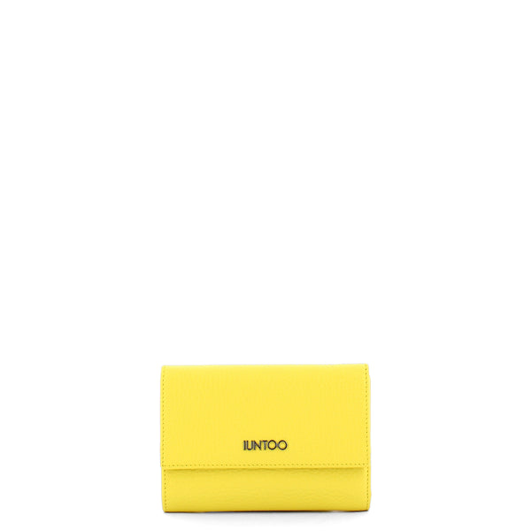 Iuntoo - Armonia Limone Medium Wallet with Flap - 167055 - LIMONE