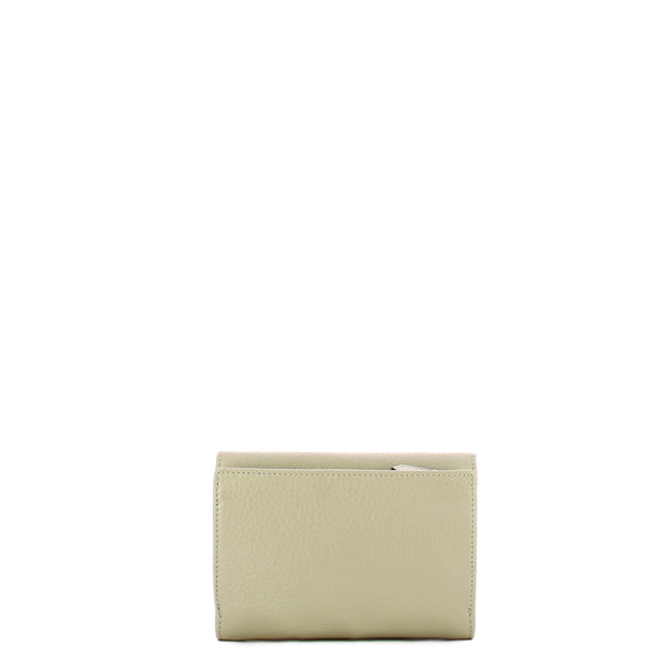 Iuntoo - Armonia Silice Medium Wallet with Flap - 167055 - SILICE