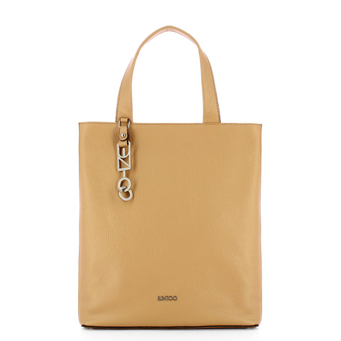 Iuntoo - armonia biscotto large vertical tote - 168094 - biscot | Italystation.com - Shop Now at italystation.com