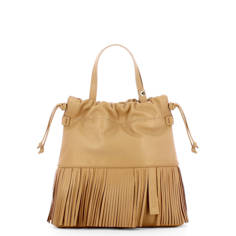 Iuntoo - suadente biscotto small handbag - 104013 - biscotto | Italystation.com - Shop Now at italystation.com