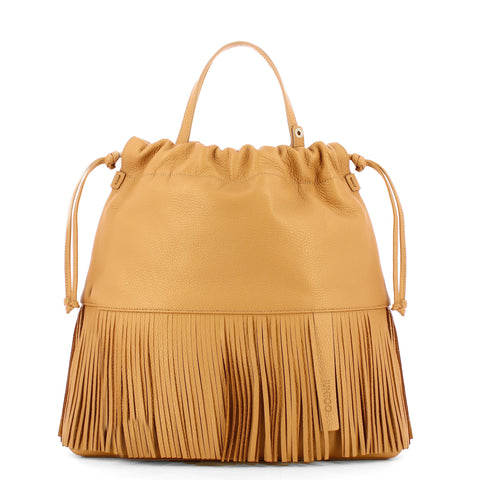 Iuntoo - suadente biscotto large handbag - 104011 - biscotto | Italystation.com - Shop Now at italystation.com