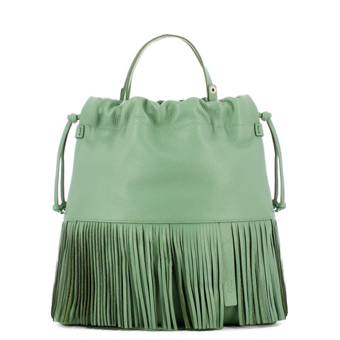 Iuntoo - suadente salvia large handbag - 104011 - salvia | Italystation.com - Shop Now at italystation.com