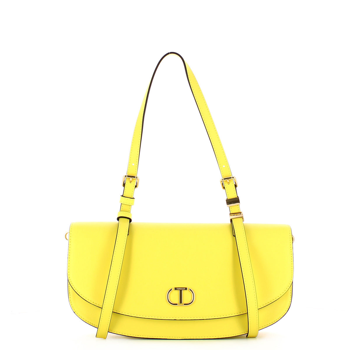 Twin Set - Borsa a spalla con Oval T Light Lemon - 241TB7063 - LIGHT/LEMON