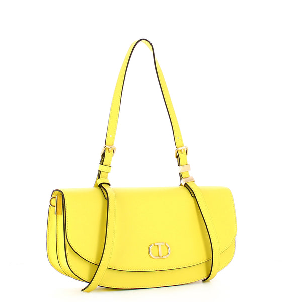 Twin Set - Borsa a spalla con Oval T Light Lemon - 241TB7063 - LIGHT/LEMON