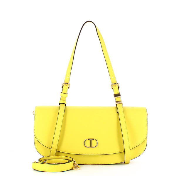 Twin Set - Borsa a spalla con Oval T Light Lemon - 241TB7063 - LIGHT/LEMON