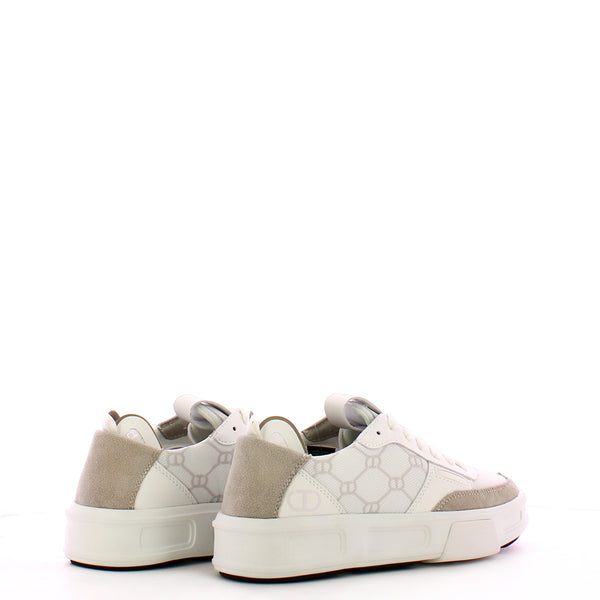 Twin Set - Sneakers Fessura con inserti a contrasto Bianco Ottico - 241TCP210 - BIANCO/OTTICO