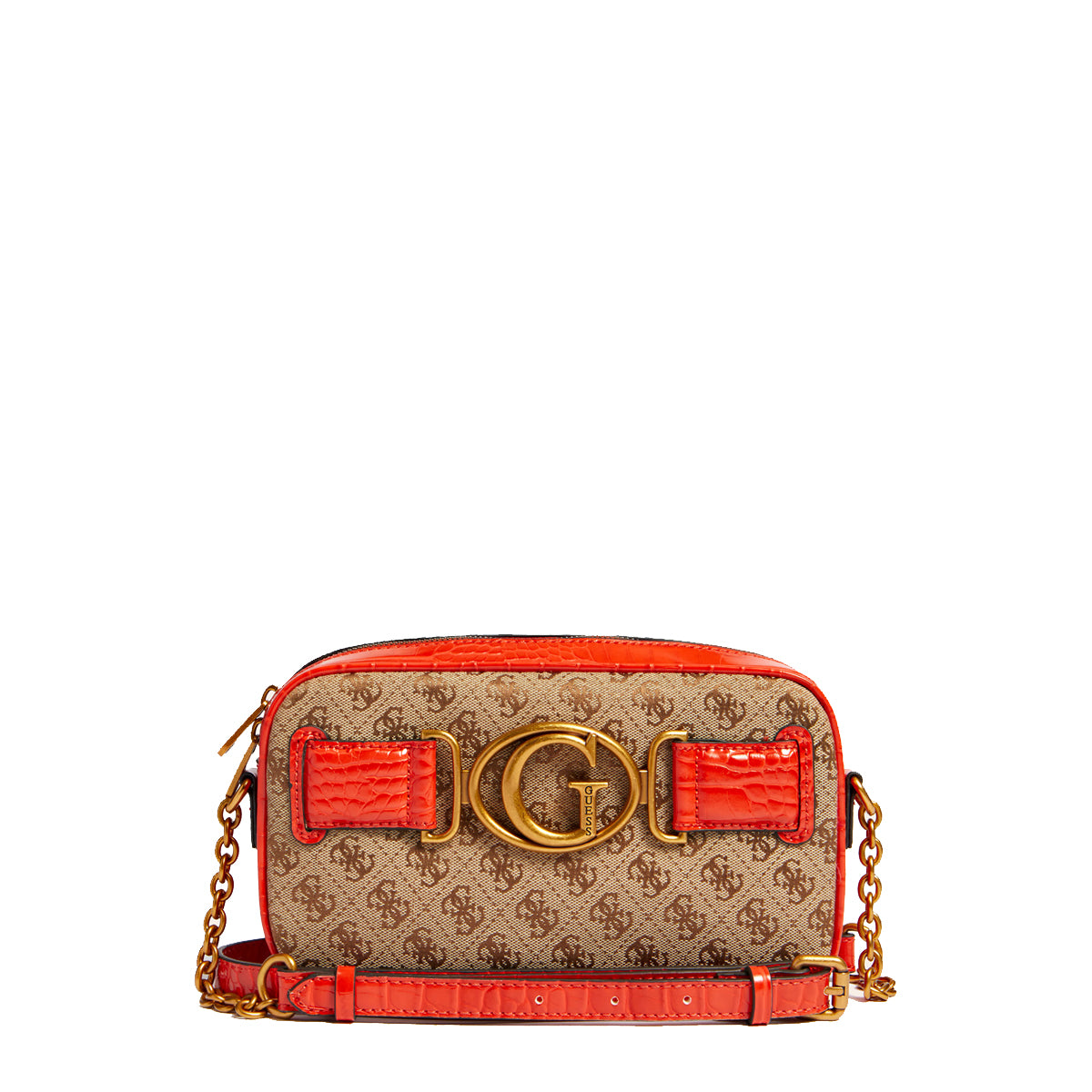 Guess - Aviana Latte Orange Camera Bag - HWJC8414140 - LATTE/ORANGE