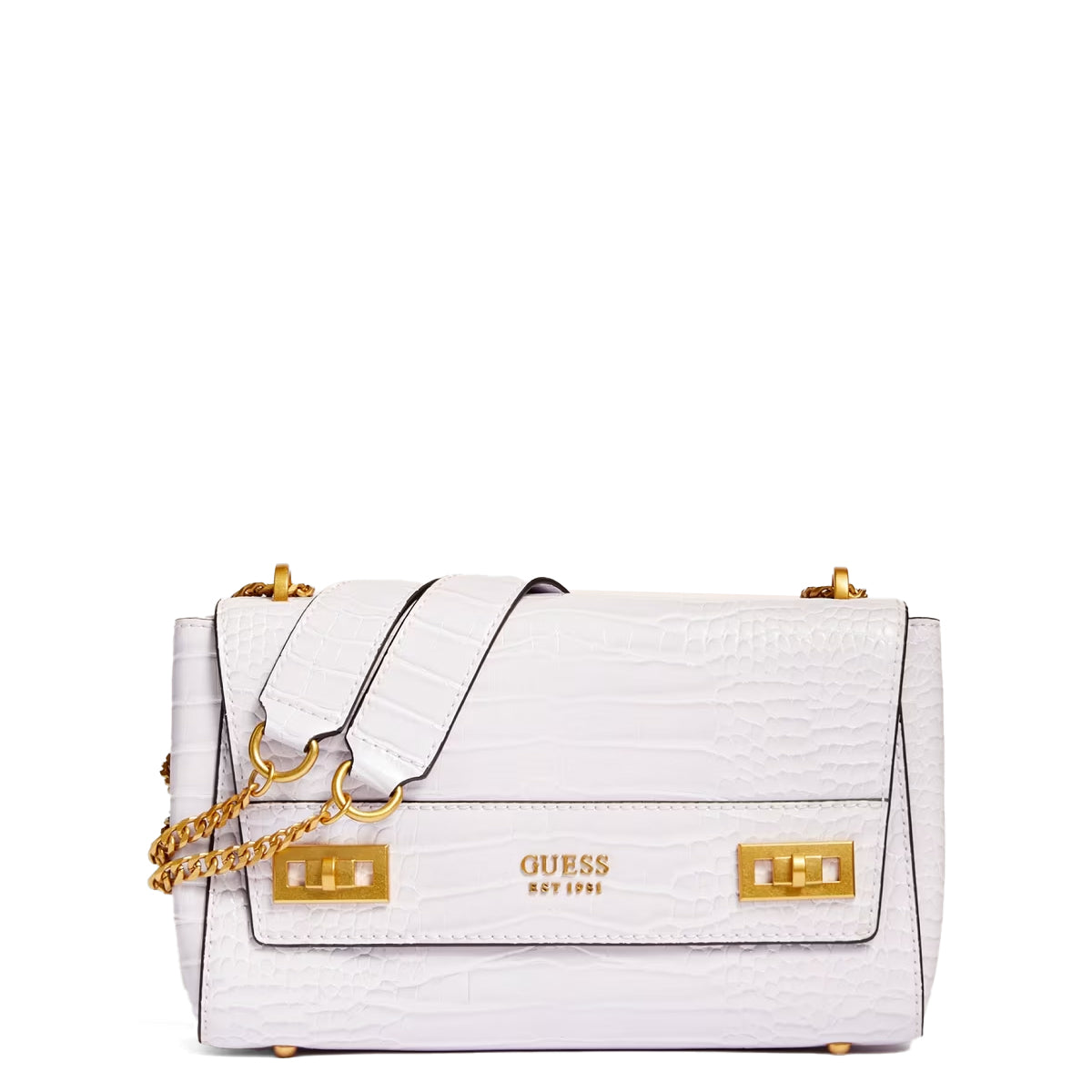Guess - borsa a spalla katey cocco lilac - hwca8494190 - lilac | Italystation.com - Shop Now at italystation.com