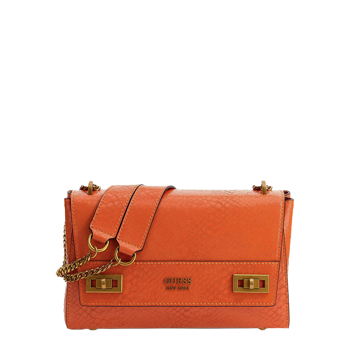 Guess - Katey Cocco Orange Shoulder Bag - HWKB7870190 - ORANGE
