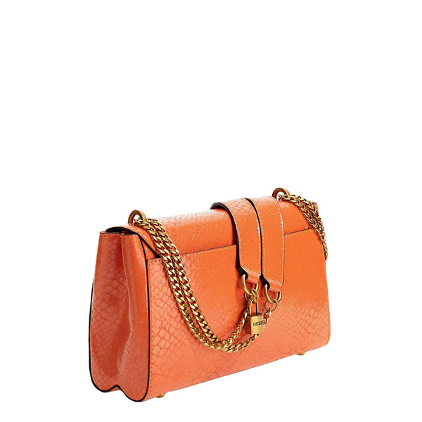 Guess - Katey Cocco Orange Shoulder Bag - HWKB7870190 - ORANGE
