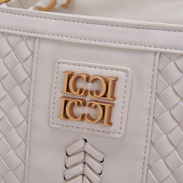 La Carrie La carrie - borsa a mano patagonia ivory - 141m-cb-331-syn - | Italystation.com - Shop Now at italystation.com