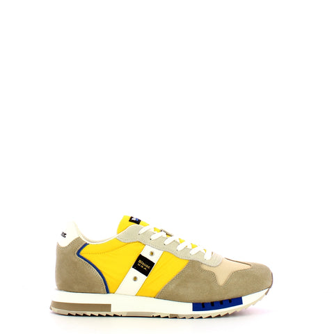 Blauer - 運動鞋 Queens01 黃色米色 - S4QUEENS01/DIR - 黃色/米色