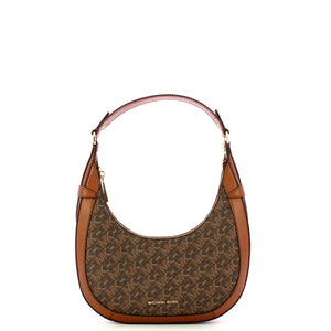 Michael Kors - Hobo Bag Preston Small Brown Luggage - 30S4G0PL5I - BRN/LUGGAGE